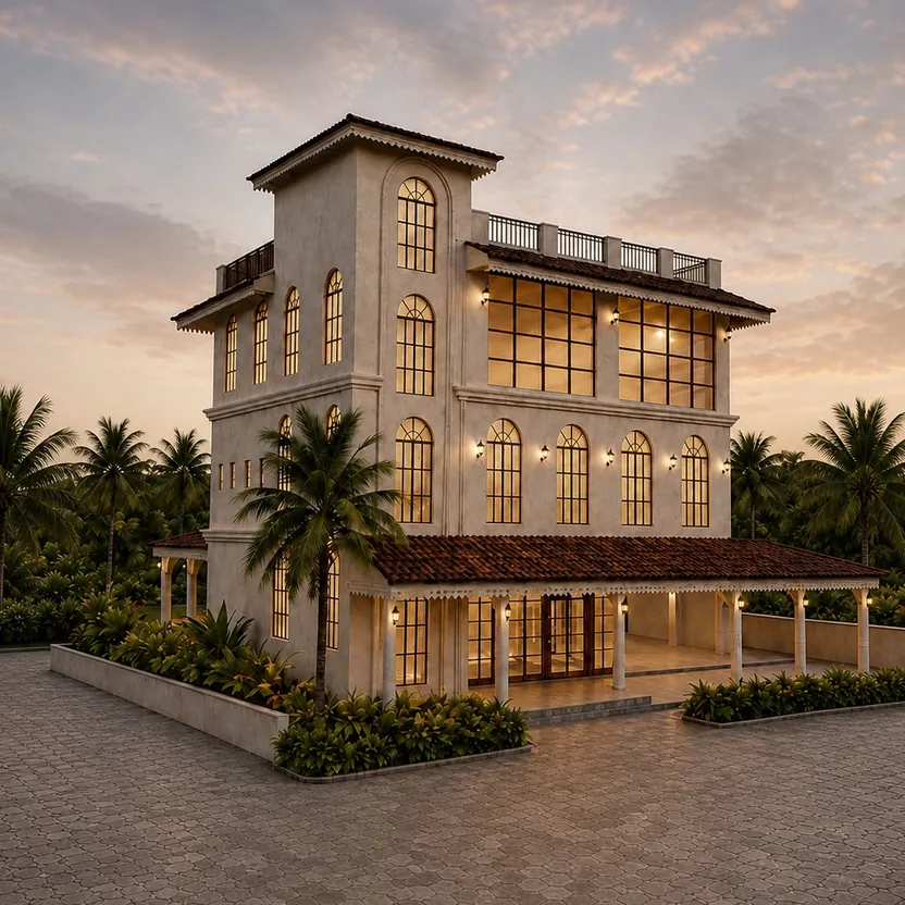 The clubhouse at Manyata Summer Skies