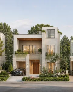 An illustrative home on a 2,000 sq.ft plot