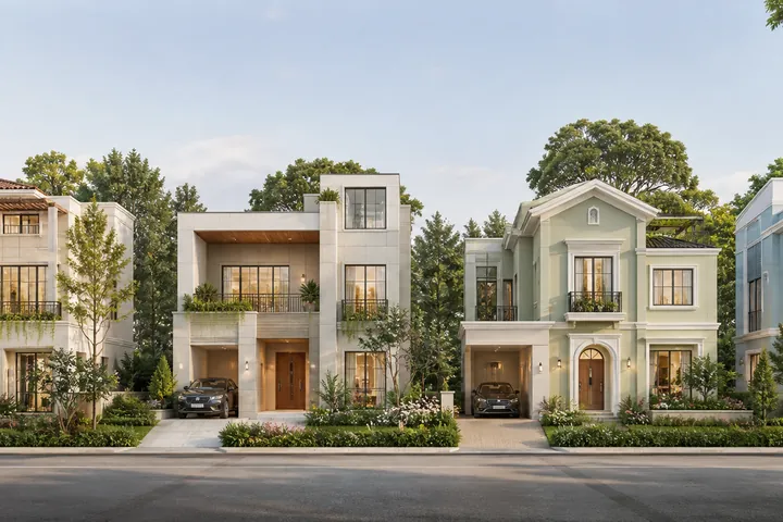 Illustrative villas on Summer Skies plots